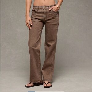 American Eagle Outfitters Brown wide leg Jeans